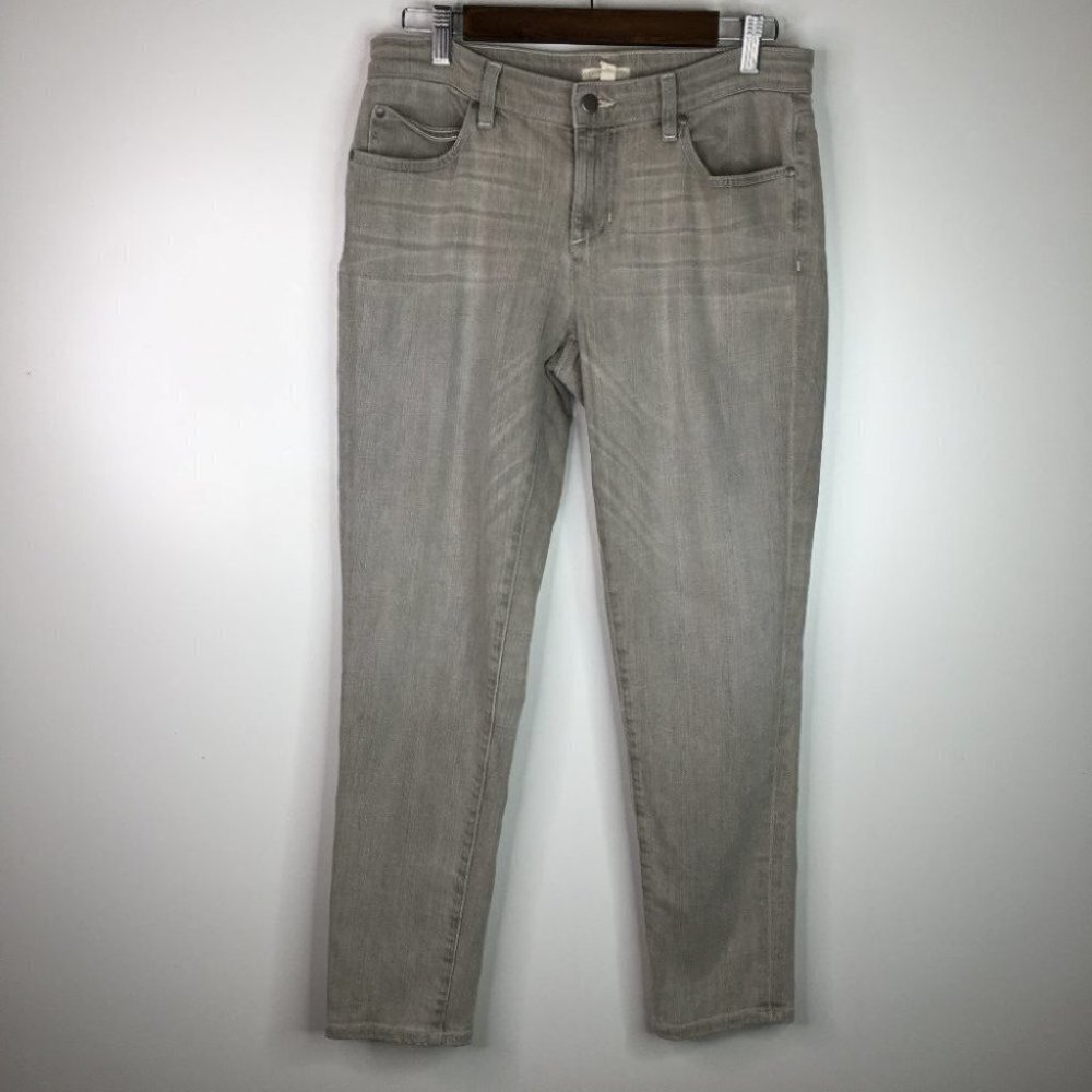 EILEEN FISHER Gray Jeans SZ 6